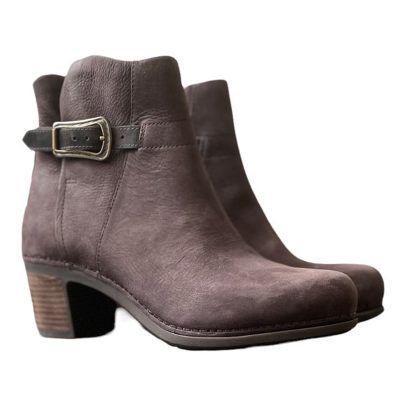 Dansko New Women’'s Hartley Boot Chocolate Nubuck Leather size 38 - Picture 2 of 11